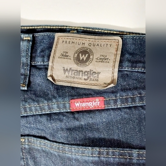 Wrangler Dark Denim Jeans 36 X‎ 29 - Picture 4 of 7